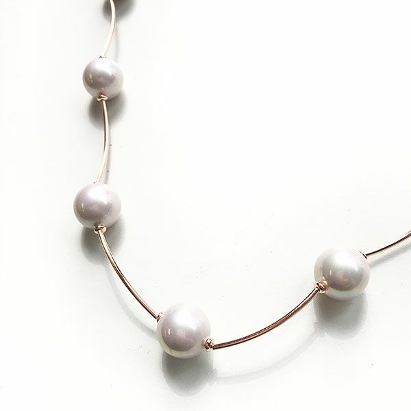 マジョリカパール ロングネックレス B マジョリカパール ロング ネックレス 2点セット 世界最高品質 人工真珠