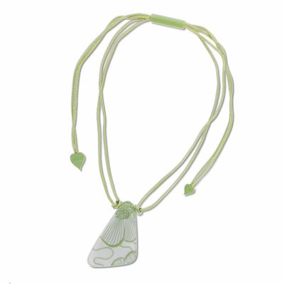 【ZSiSKA】≪FLORA≫花柄レジンデザイン紐ネックレス/1160054
