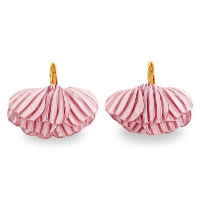 【WEB限定】フランス製花びらモチーフピアス/3180178