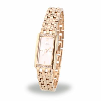 ABISTE ゴールドウォッチ Citizen Men's Gold Tone Dial Gold Tone Base Metal Bracelet