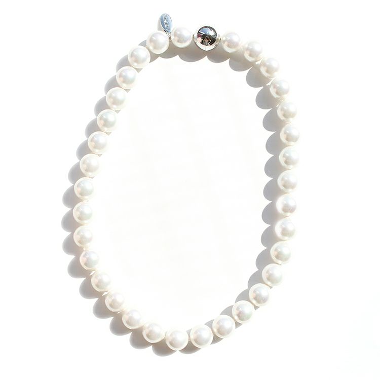 真珠サイズ約7mmマジョリカ  パール ネックレス・ブレスレットセット