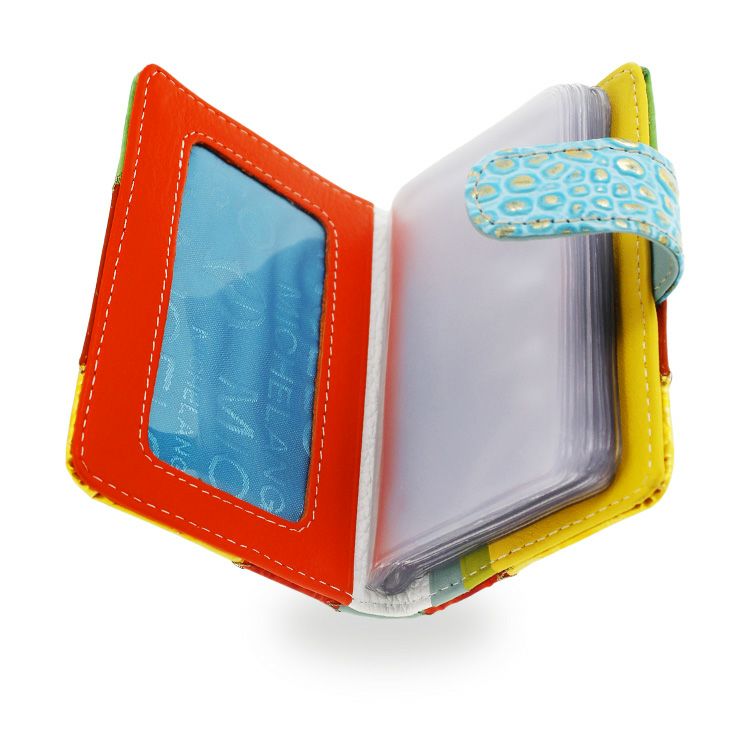 MICHELANGELO】イタリアンレザーパッチワークカードケース/2320001