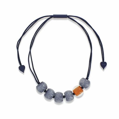 ZSiSKA】≪CHAMBRAY≫レジンフリーレングスネックレス/1020071