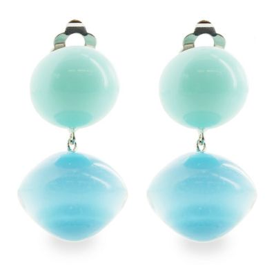 【ZSiSKA】≪MALAI≫バイコーンシェイプレジンイヤリング 3020119