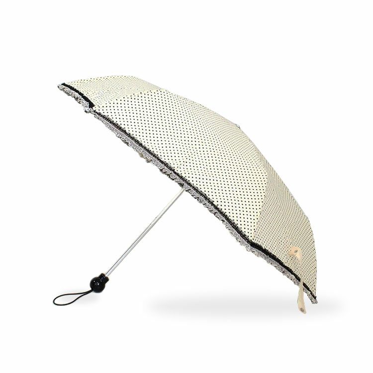 輝い de Guy jean 雨/日傘兼用：グレーハウンド（ブラック） 折り畳み 