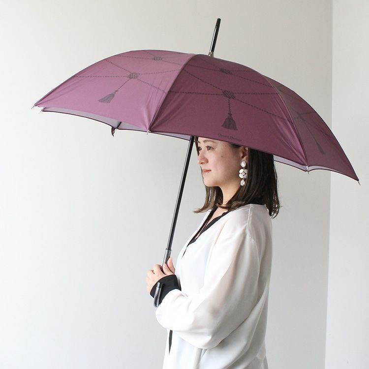 Chantal Thomass by Guy de jean】ロープ柄晴雨兼用長傘/2243010
