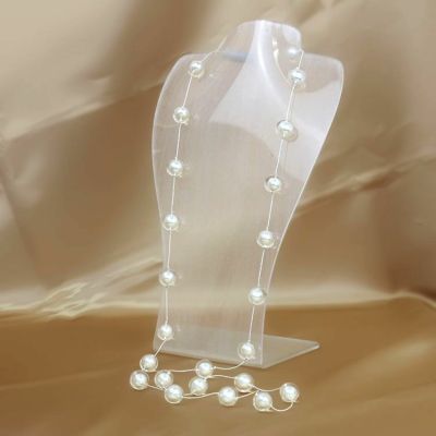 【ZSiSKA】≪FLOATING PEARLS≫レジンネックレス/1231136-【素敵なあの人 掲載】