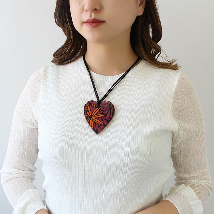ZSiSKA】≪PRIMA HEART≫レジンフリーレングスネックレス