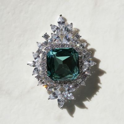 キュービックジルコニアブローチ・ペンダントヘッド