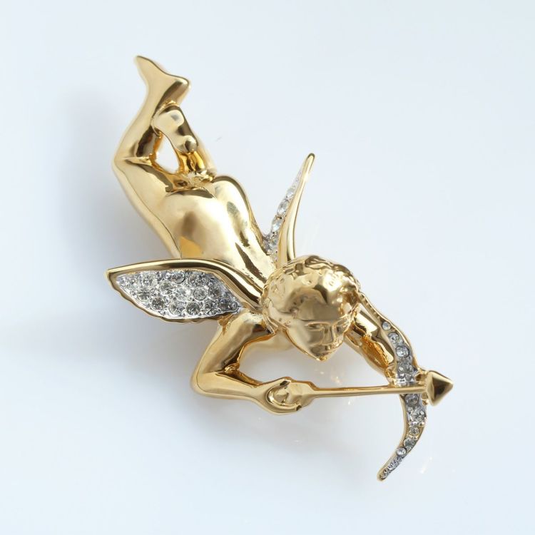 アルファジュエリー】ヴィンテージイギリス製エンジェルモチーフ