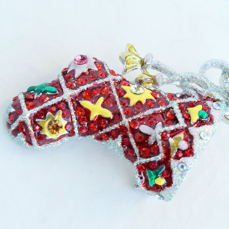 クリスマスブーツモチーフグリッターブローチ| アビステ/ABISTE公式