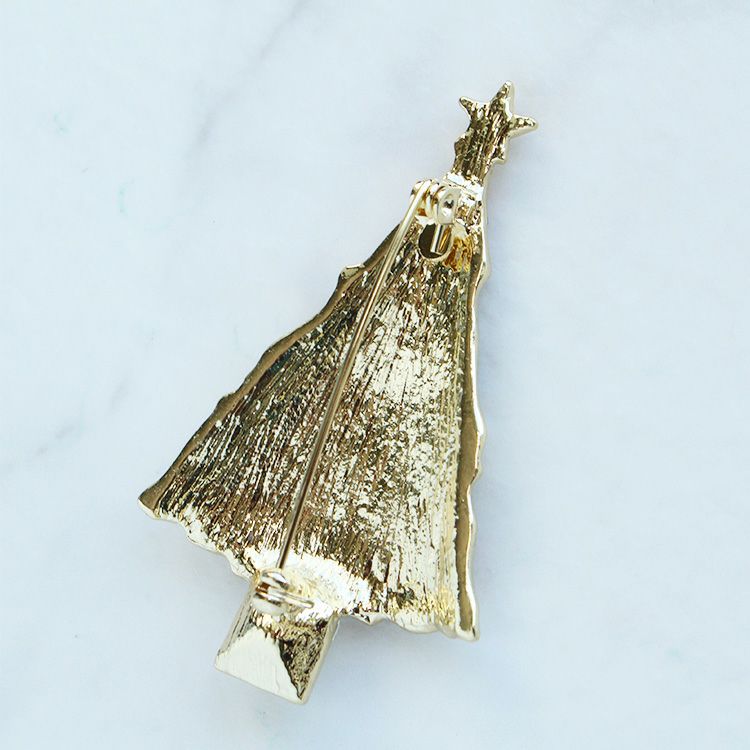 ABISTE  ブローチ  クリスマス キラキラギフト バイ アビステ ビジュウ クリスマスツリー