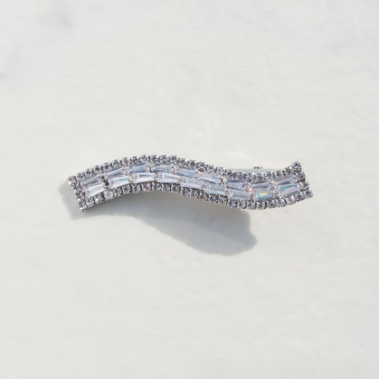 キュービックジルコニアビジューヘアクリップ詳細情報｜アクセサリー