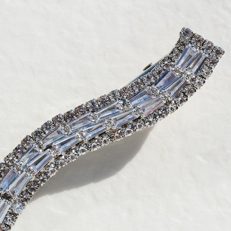 キュービックジルコニアビジューヘアクリップ詳細情報｜アクセサリー