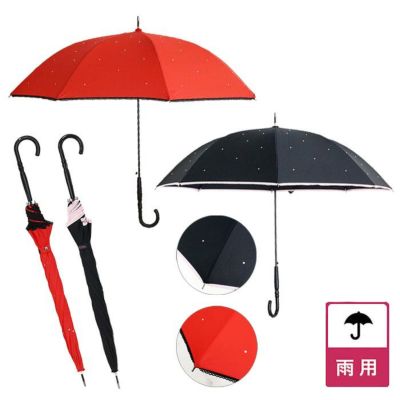 極美品 定価49,500円レース付傘 アビステ店舗購入 傘・折りたたみ傘・日傘の販売 ショートワイド傘 【高級リバー