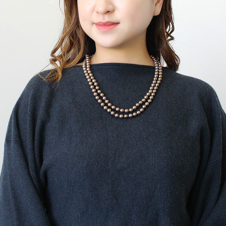 マジョルカパール8mm玉×120cmロングネックレス詳細情報 マジョルカパール8mm玉×120cmロングネックレス詳細情報
