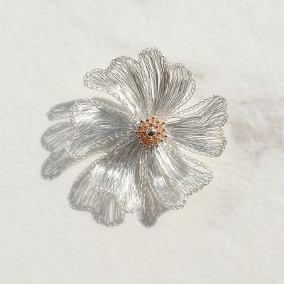 ダブルフラワーモチーフブローチ詳細情報｜アクセサリー・腕時計