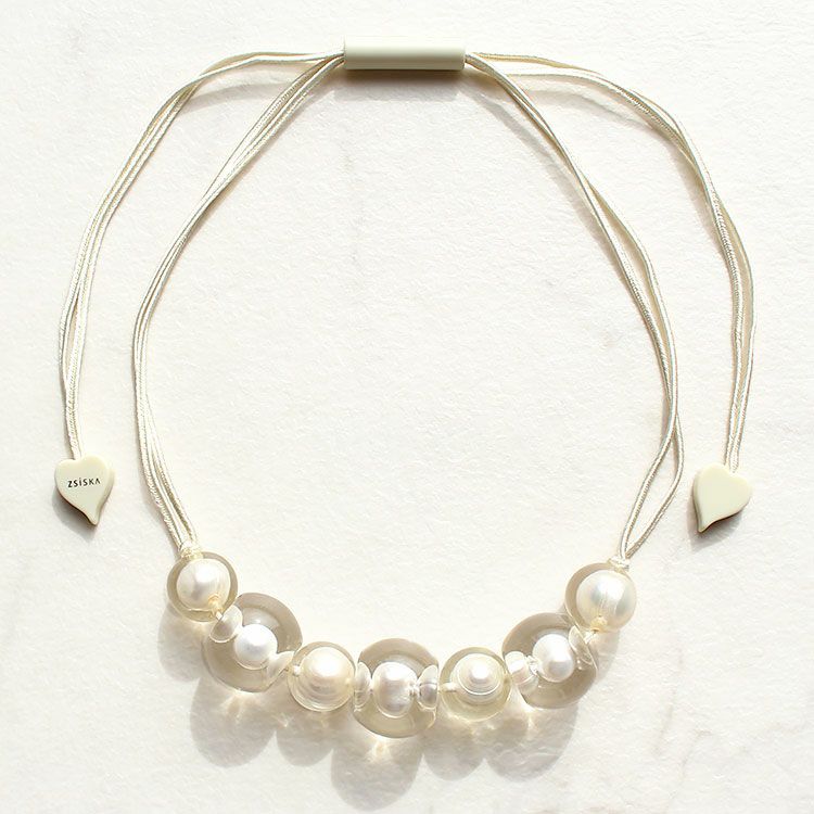 ZSiSKA】≪BUBBLING PEARL≫レジンフリーレングスネックレス詳細情報