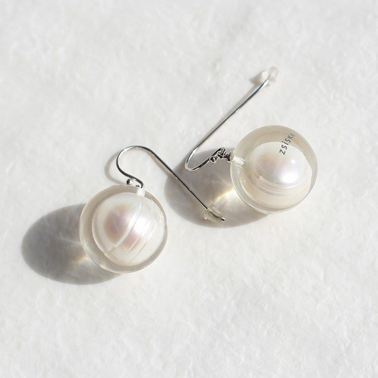 ZSiSKA】≪BUBBLING PEARL≫レジンフックピアス詳細情報｜アクセサリー