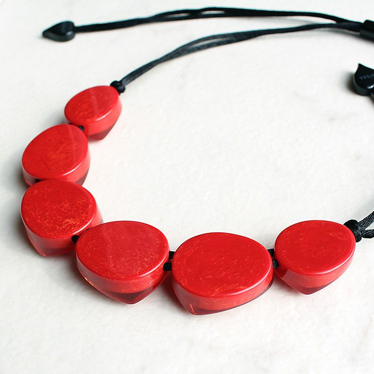 ZSiSKA】レジンフリーレングスネックレス詳細情報｜アクセサリー